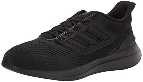 adidas Men's EQ21 Trail Running Shoe, Black/Black/Black, 9