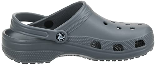 Crocs Unisex-Adult Classic Clogs (Best Sellers), Slate Grey, 10 Men/12 Women