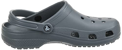 Crocs Unisex-Adult Classic Clogs (Best Sellers), Slate Grey, 10 Men/12 Women