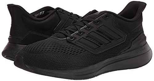 adidas Men's EQ21 Trail Running Shoe, Black/Black/Black, 9