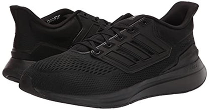 adidas Men's EQ21 Trail Running Shoe, Black/Black/Black, 9