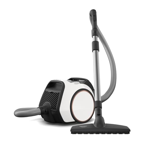 Miele Boost CX1 Parquet Canister Vacuum, White/Rose