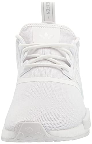 adidas Originals womens Nmd_r1's Sneaker, White/White/Silver Metallic, 7.5 US