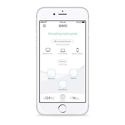 Amazon eero Pro 6 mesh Wi-Fi 6 router, Basic Box Packaging, 3 pack