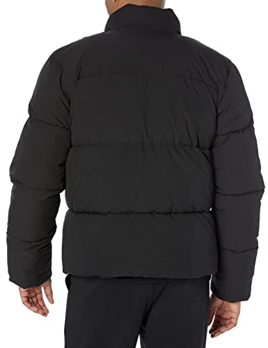 Amazon Essentials Men's Mock Neck Puffer (Available in Big & Tall), Black, Medium