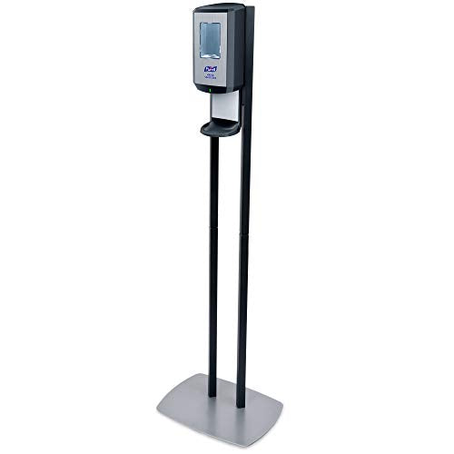 PURELL CS6 Dispenser Floor Stand with CS6 Automatic Dispenser, Graphite (Pack of 1) - 7416-DS