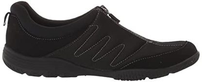 Easy Spirit Women's Bestrong2 Sneaker, Black Mesh, 9 Wide