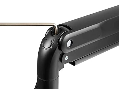 Monoprice Heavy-Duty Single-Monitor Full-Motion Adjustable Gas-Spring Desk Mount for 32/49 Inch Monitors - Workstream Collection
