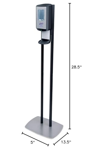 PURELL CS6 Dispenser Floor Stand with CS6 Automatic Dispenser, Graphite (Pack of 1) - 7416-DS