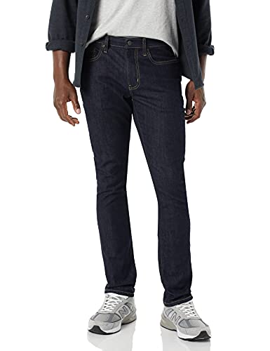 Amazon Essentials Men's Skinny-fit High Stretch Jean, Rinsed, 34W x 33L