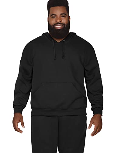 Fruit of the Loom mens Eversoft Fleece Sweatshirts & Hoodies Shirt, Pullover - Black, Small US