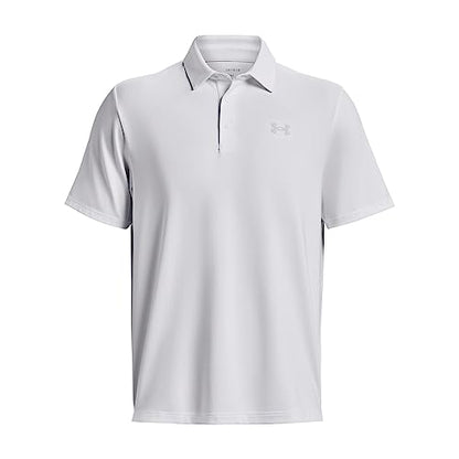 Under Armour Mens Playoff Polo 3.0 , (100) White / White / Halo Gray , Medium
