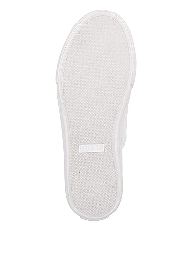 Guess Women's Loven Sneaker, White, 7.5