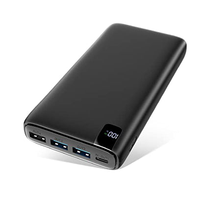 CONXWAN Portable Charger 26800mAh Power Bank 22.5W Fast Charging, 4 USB Outputs PD External Backup Charger Cell Phone USB C Battery Pack Compatible with iPhone Tablets Galaxy Android