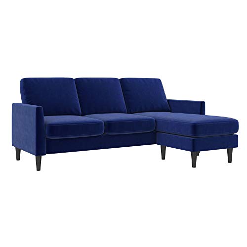 Mr. Kate Winston Sofa Sectional, Blue Velvet