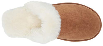 Amazon Essentials Women's Scuff Slipper, Light Brown, 7