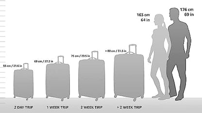 Travel Select Amsterdam Expandable Rolling Upright Luggage, Gray, 4-Piece Set