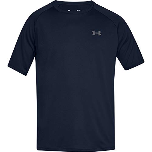 Under Armour Men's Tech 2.0 Short-Sleeve T-Shirt , Academy Blue (408)/Graphite , Small