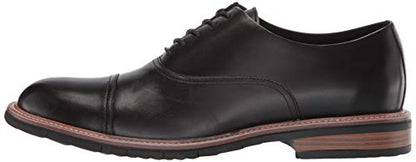 Kenneth Cole REACTION Men's Klay Flex Lace Up Bordeaux, Black, 10