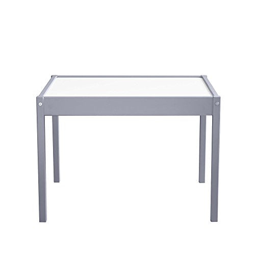 Baby Relax Hunter 3 Piece Kiddy Table and Chair Set, Gray
