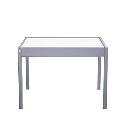 Baby Relax Hunter 3 Piece Kiddy Table and Chair Set, Gray