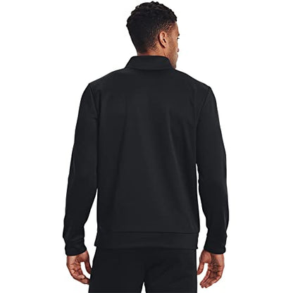 Under Armour Mens ArmourFleece 1/4 Zip , (001) Black / / Black , Small