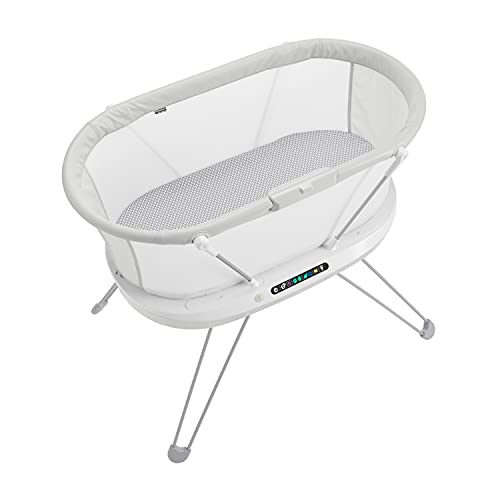 FISHER-PRICE BABY Bedside Sleeper Luminate Bassinet with Sound Detection Plus Customizable Lights Music and Sounds