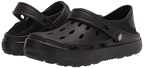Skechers Boy's Foamies Swifters Ii Clog, Black/Black, 11 Little Kid
