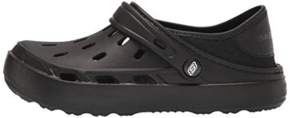 Skechers Boy's Foamies Swifters Ii Clog, Black/Black, 11 Little Kid