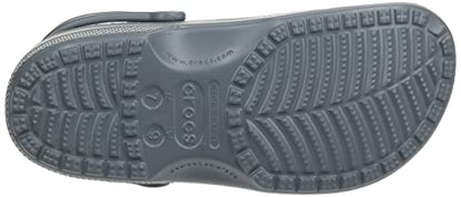 Crocs Unisex-Adult Classic Clogs (Best Sellers), Slate Grey, 10 Men/12 Women