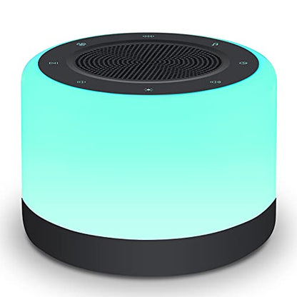 YYDSKIT White Noise Machine with Night Light, Sleep Sound Machine with 32 Soothing Sounds, Plug in,Easy Touch Control,Auto-Off Sleep Timer for Baby Kids Adults Sleeping,Relaxing