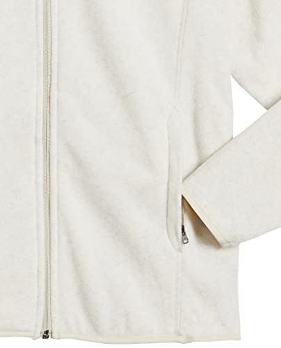 Amazon Essentials Men's Full-Zip Fleece Jacket (Available in Big & Tall), Oatmeal Heather, Medium