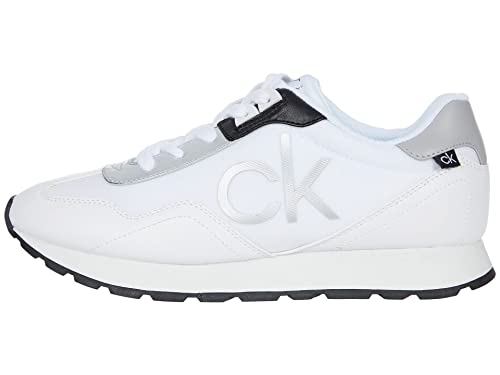 Calvin Klein Women's Caden Sneaker, White, 9.5