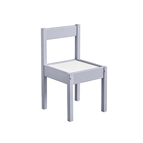 Baby Relax Hunter 3 Piece Kiddy Table and Chair Set, Gray