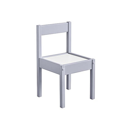 Baby Relax Hunter 3 Piece Kiddy Table and Chair Set, Gray
