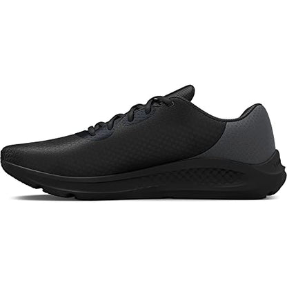 Under Armour Men's Charged Pursuit 3 Running Shoe, Black (002)/Black, 10
