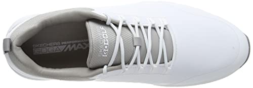 Skechers mens Elite 4 Waterproof Golf Shoe, White/Gray Victory, 9.5 US