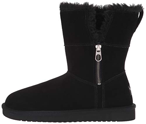 Koolaburra by UGG Women's Aribel Short Mid Calf Boot, Black, 10