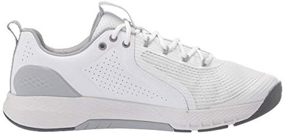 Under Armour Men's Charged Commit Tr 3, White (103)/Mod Gray, 10.5 M US