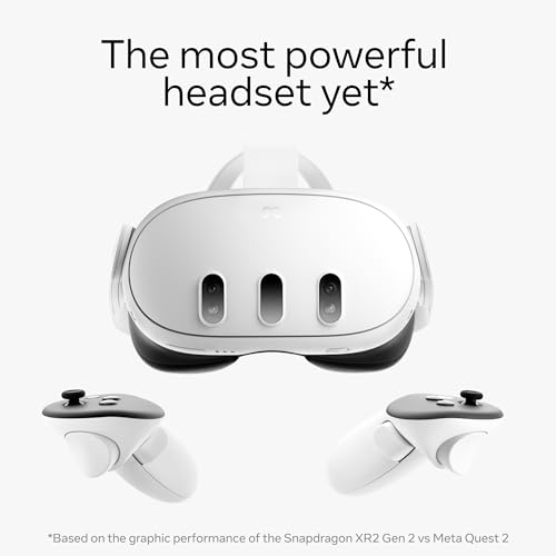Meta Quest 3 512GB— Breakthrough Mixed Reality — Powerful Performance — Asgard’s Wrath 2 and Meta Quest+ Bundle