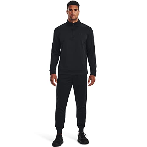 Under Armour Mens ArmourFleece 1/4 Zip , (001) Black / / Black , Small