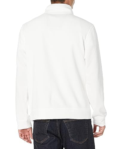 Nautica Men's Quarter-Zip Sweatshirt, Sail White