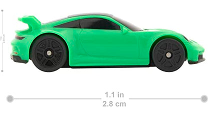 Hot Wheels 1:64 Scale RC Toy Car, Remote-Control Porsche 911 for On & Off Track Racing with USB Cable for Recharging