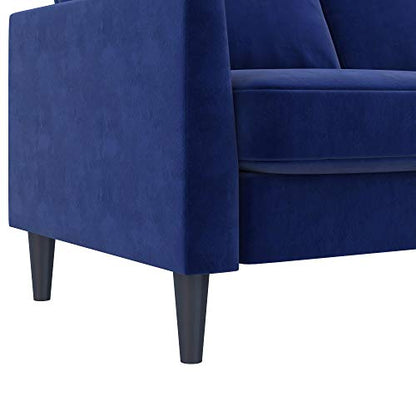 Mr. Kate Winston Sofa Sectional, Blue Velvet