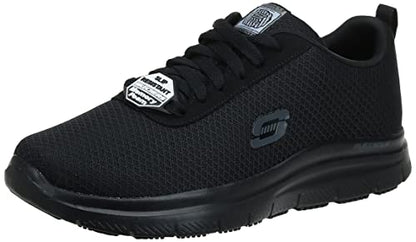 Skechers Men's Flex Advantage Bendon Work Shoe, Black, 10.5
