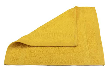 Premium 100% Cotton Wash Cloths, 12 Piece Set, 13x13 Inches, Luxury towels, Durable, Fingertip Towel Quick Dry & Extra Absorbent Cleaning Cloth Face Cloths for Home, Spa, Hotel, Bathroom & Kitchen