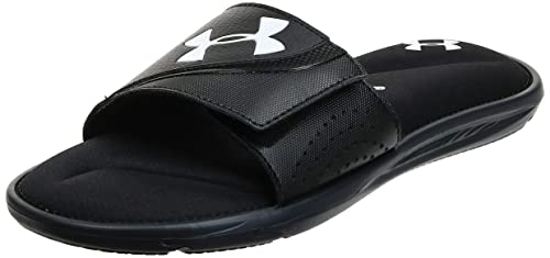Under Armour Men's Ignite VI Slide Sandal, Black (003)/Black, 9