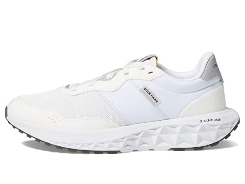 Cole Haan Women's Zerogrand All Day Runner Sneaker, Optic White/Harbor Mist/Optic White, 9.5