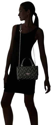 GUESS Alanna Convertible Crossbody Flap, Black
