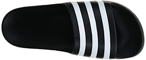 adidas Adilette Aqua Slides Black/White/Black Men's 9, Women's 10 Medium